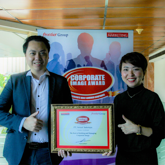 TRAC Kembali Meraih Corporate Image Awards sebagai Car Rental Terbaik 2020