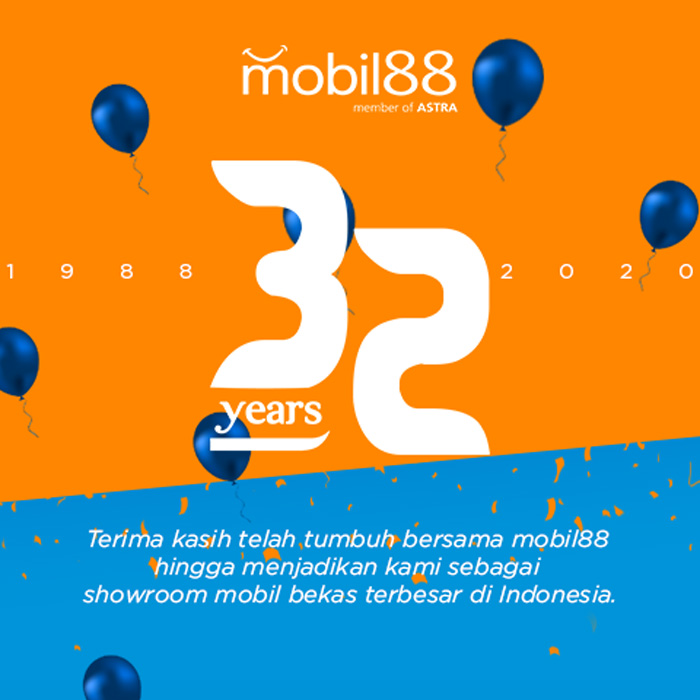 32 Tahun, mobil88 Berkarya Sebagai Used-Car Market Leader