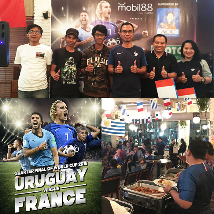 As appreciation, mobil88 invites customers to watch 2018 World Cup match together
