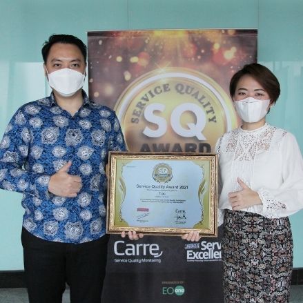 SERVICE QUALITY AWARD 2021 MENGUKUHKAN TRAC SEBAGAI CAR RENTAL TERBAIK