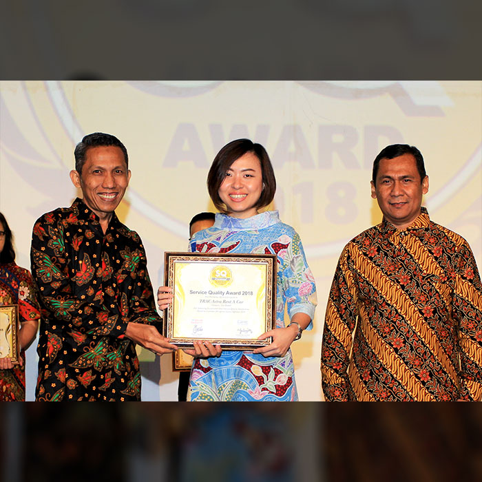  Service Quality Award 2018 Establishes TRAC as Best Car Rental