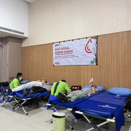 Donor Darah Rutin SERA, Telah Kembali Digelar