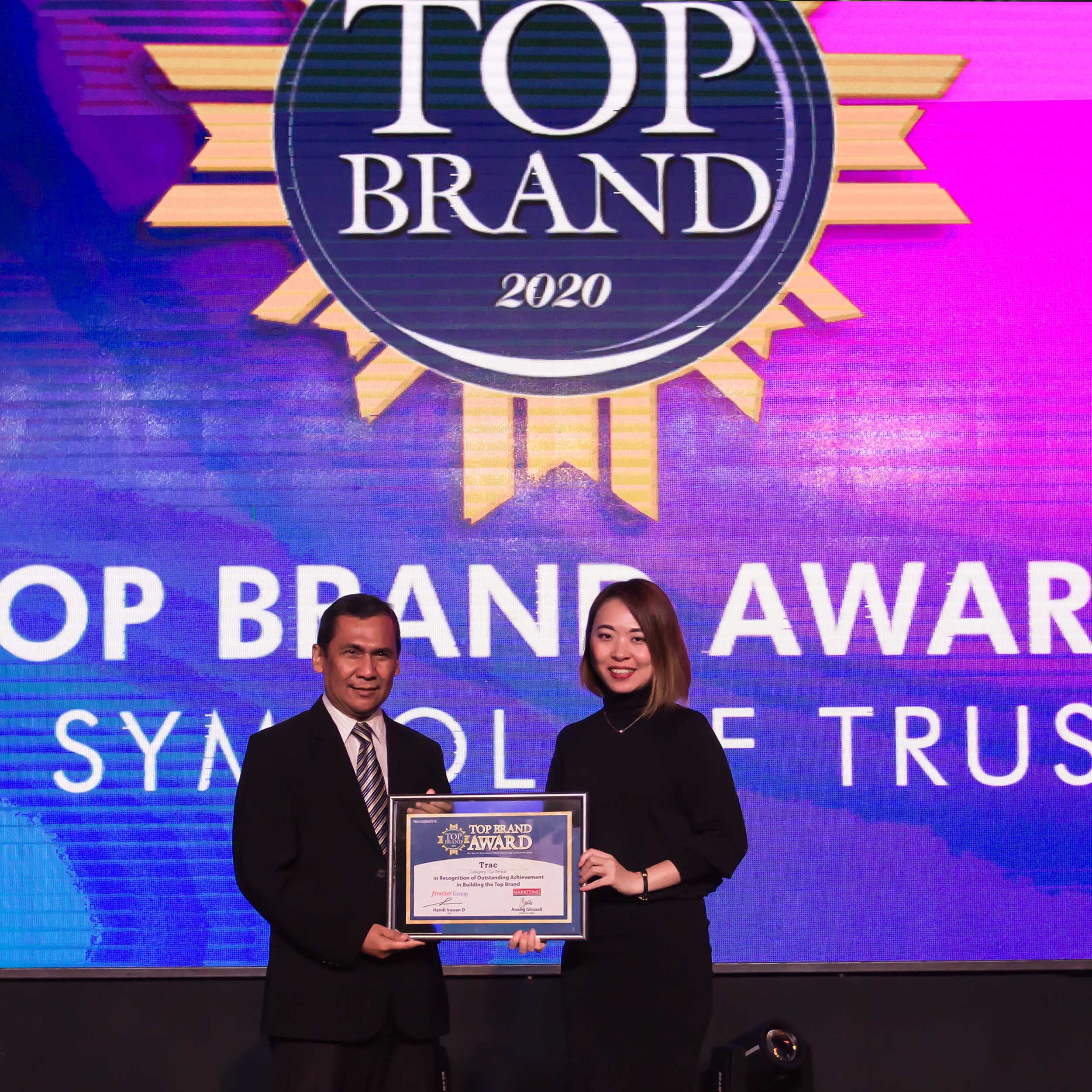 TRAC Kembali Meraih Penghargaan Top Brand Awards 2020