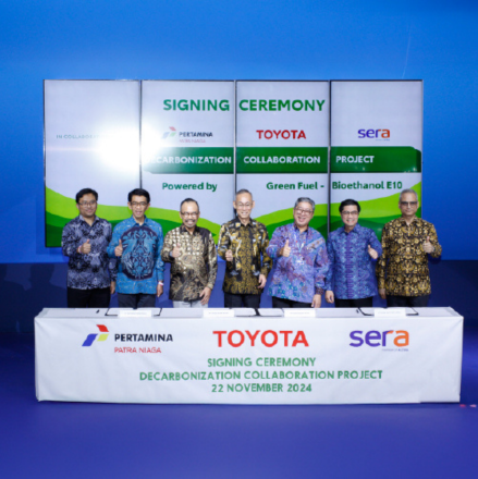 TRAC, Toyota, and Pertamina Patra Niaga Team Up to Reach Net Zero Emission 2060